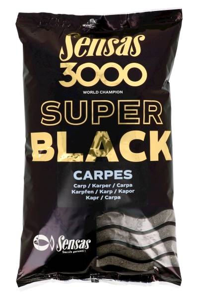 ZANĘTA SENSAS 3000 SUPER BLACK CARPE 1KG 11582