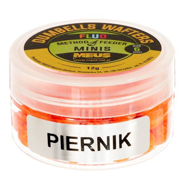 Dumbells Fluo Wafters 6mm Piernik MINIS