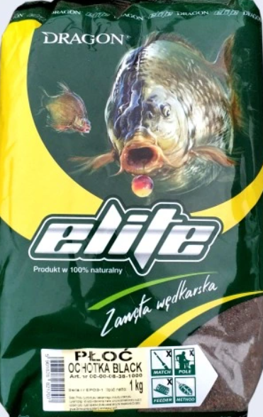 ZANĘTA DRAGON ELITE PŁOĆ OCHOTKA black 1KG
