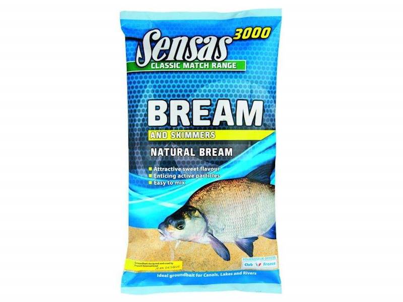 ZANĘTA SENSAS 3000 NATURAL BREAM 1KG