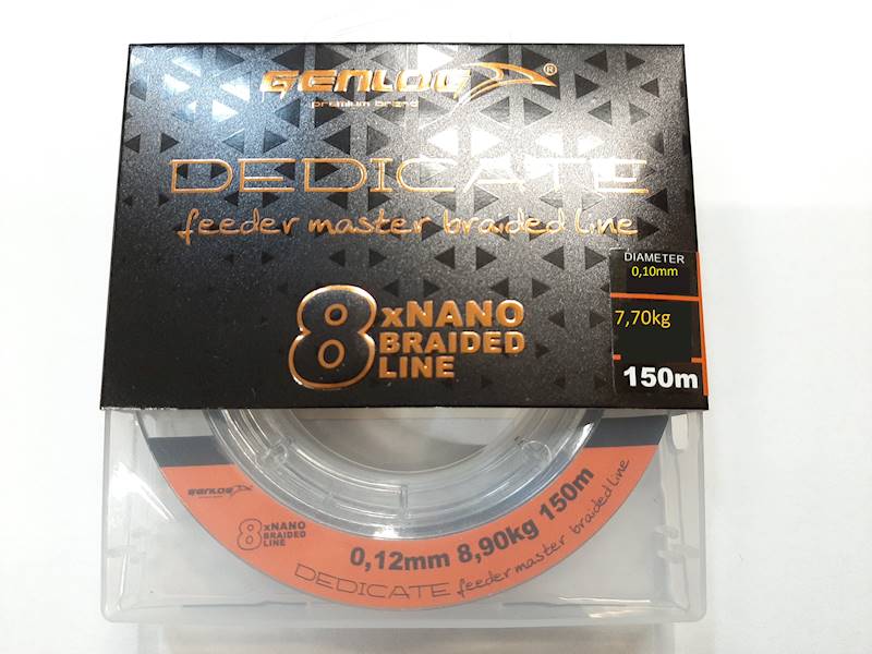 Plecionka 8splotowa 0,10mm 7,7kg 150m Tonąca
