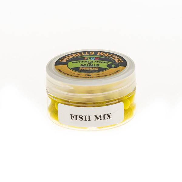 Dumbells Fluo Wafters 8mm Fish Mix Minis