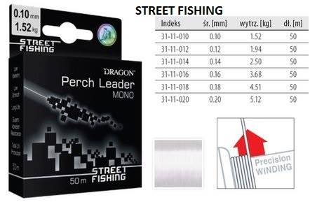 ŻYŁKA STREET FISHING DRAGON 50m