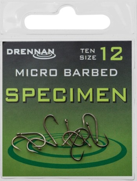 Haczyki drenan specimen micro barbed nr 4 10szt