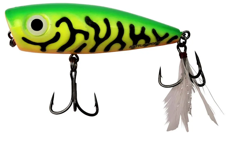 Salmo Wobler Rattlin Pop 7cm Green Tiger Floating