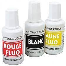 FLACON ANTENNE COLOR JAUNE FLUO FARBA FLUO SENS.