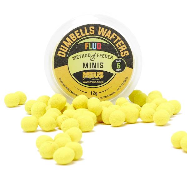 Dumbells Fluo Wafters 6mm Kukurydza MINIS