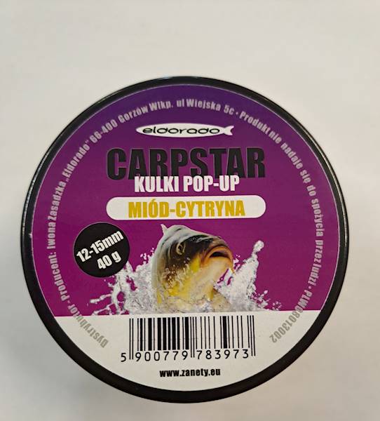 ELDORADO KULKI POP UP MIÓD CYTRYNA  40G