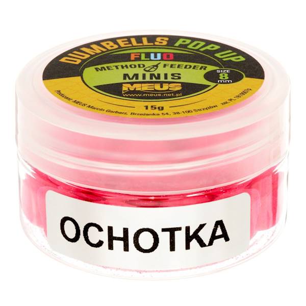 Dumbells Fluo Pop Up 8mm Ochotka MINIS