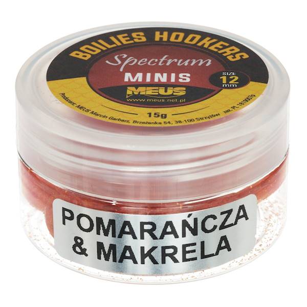 KULKI POMARAŃCZA MAKRELA 12MM POP UP 15GR