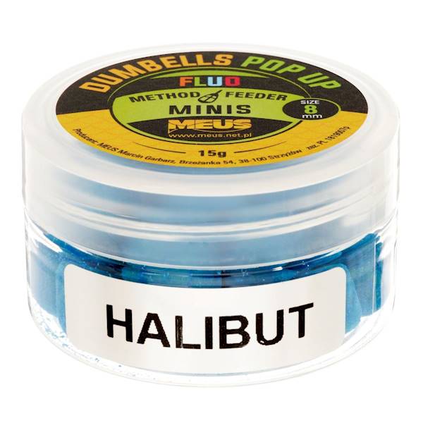 Dumbells Fluo Pop Up 8mm Halibut MINIS