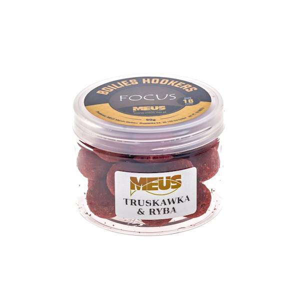 Kulka Hakowa Focus 18mm Truskawka & Ryba