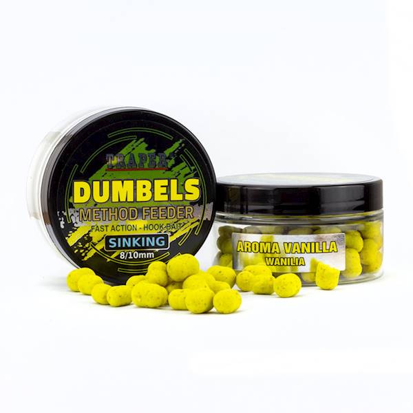 DUMBELS SINKING 8/10MM WANILIA TRAPER 