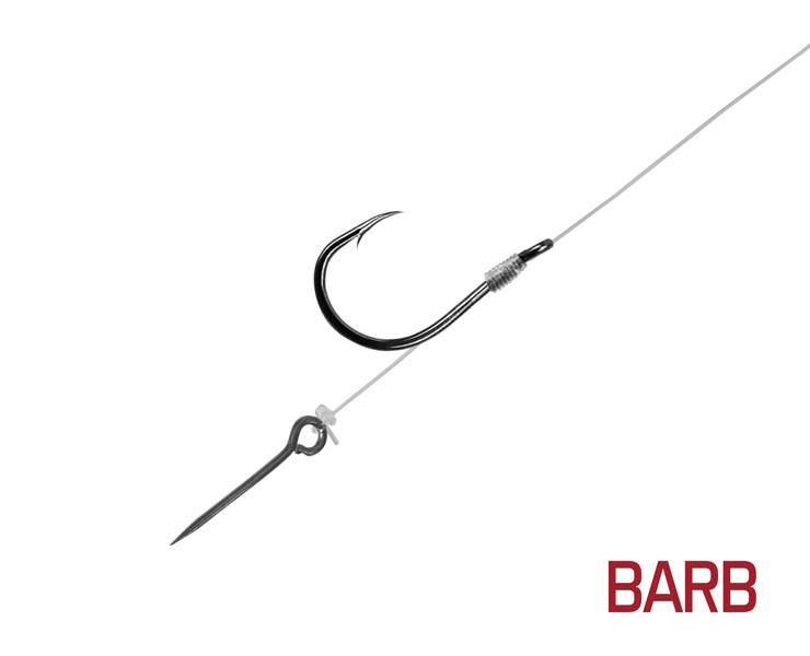 Przypon FLR Sting 12cm / 0,22mm / BARB #6 / Sting 