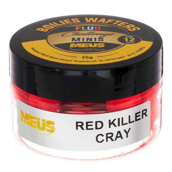Kulki Fluo Wafters Challenge 12mm Red Killer Cray 