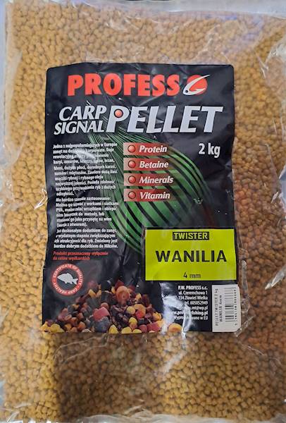 Pellet TWISTER – WANILIA 4 mm 2KG