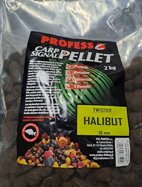 Pellet TWISTER – HALIBUT 18 mm 2KG