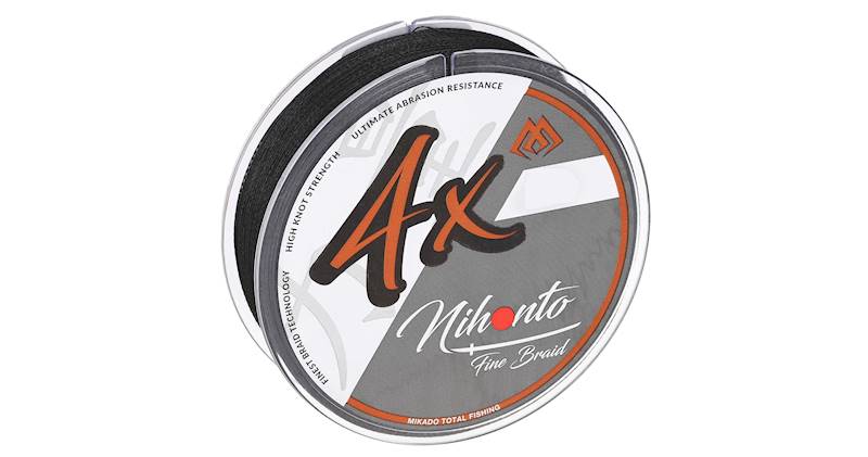 NIHONTO FINE BRAID - 0.20mm/16.6kg/150m - CZARNA 