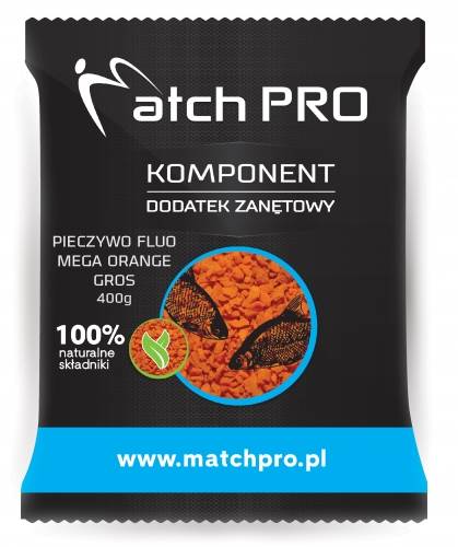PIECZYWKO MATCH PRO FLUO MEGA ORANGE GROS 400g
