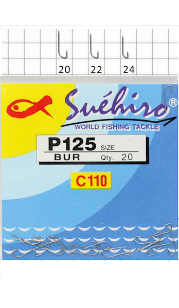 P125 Suehiro BUR Haczyki Milo 20szt ROZMIAR 20