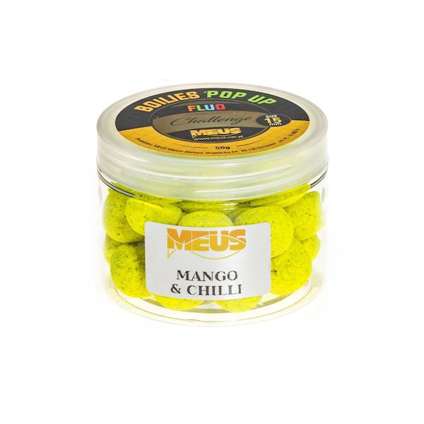Kulki Fluo Pop Up Challenge 15mm Mango & Chilli