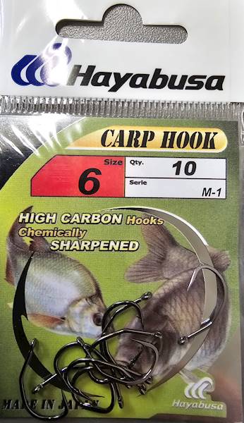 HACZYKI HAYABUSA CARP HOOK 6 10SZT M1