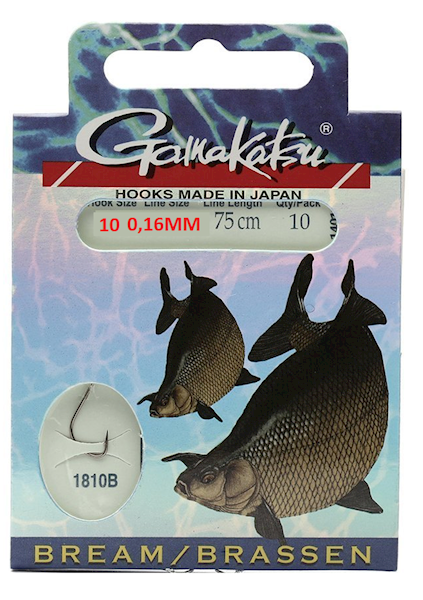 Haczyki Gamakatsu 1810B ROZMIAR 10 0,16MM 10SZT