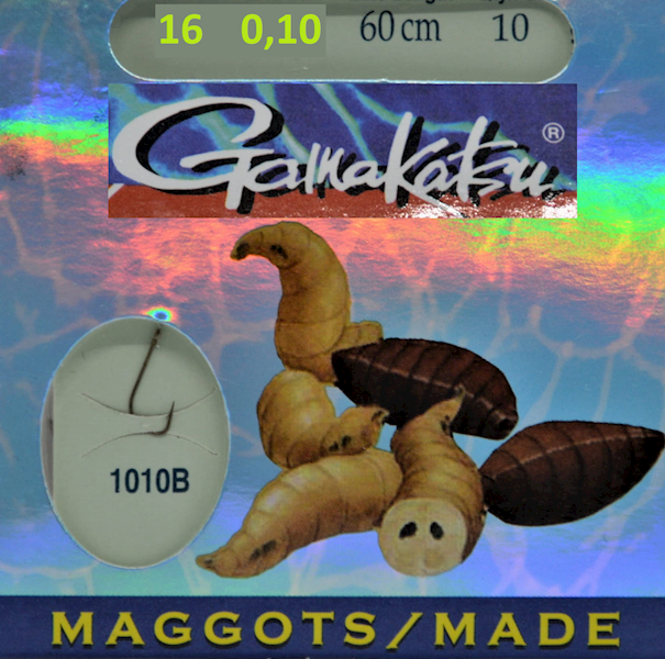 Haczyki Gamakatsu 1010B ROZMIAR 16 0,10MM 10SZT