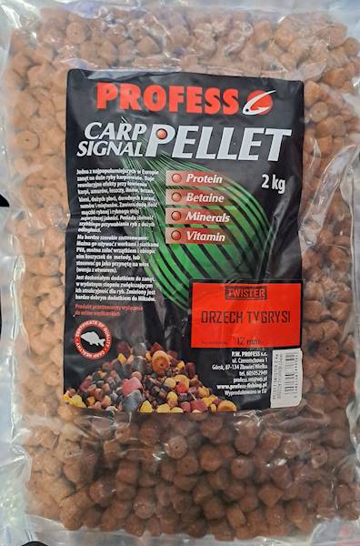 Pellet TWISTER – ORZECH TYGRYSI 12 mm 2KG