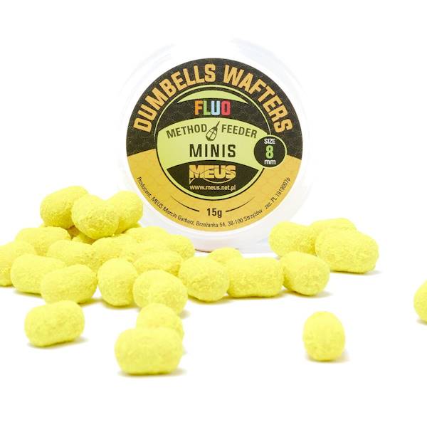 Dumbells Fluo Wafters 8mm Wanilia MINIS