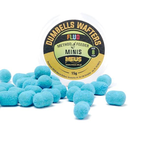 Dumbells Fluo Wafters 8mm Halibut MINIS