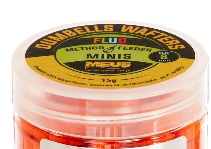Dumbells Fluo Wafters 8mm Piernik MINIS