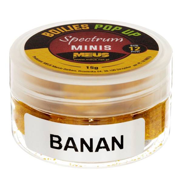 Kulki Pop Up Spectrum 12mm Banan MINIS