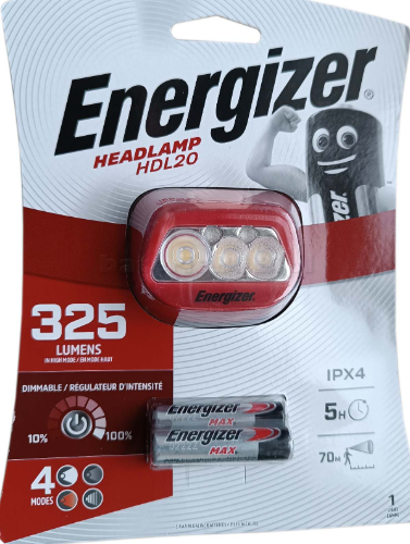 Lampka czołowa Energizer 325 Lumens ipx4 5h 70m