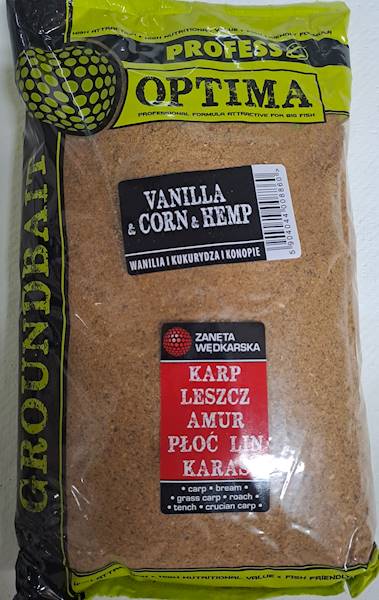 ZANĘTA OPTIMA WANILIA KUKURDZA KONOPIE 1KG