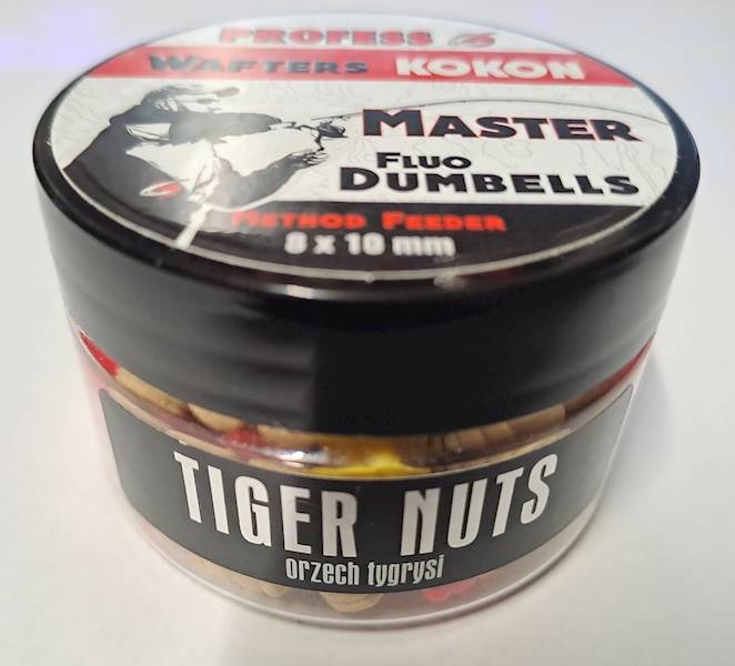 Dumbell Wafters Fluo ORZECH TYGRYSI 8x10mm 28GR