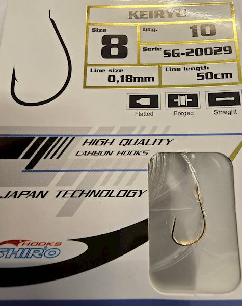 HACZYKI KEIRYU  0,18MM 50CM 10SZT SG-2002908