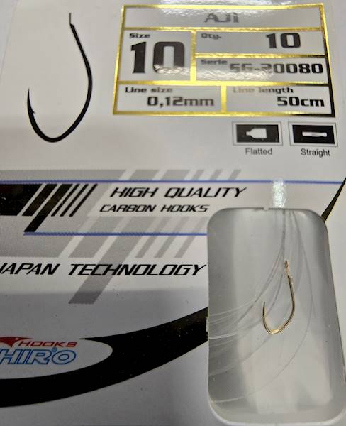 HACZYKI SHIRO AJI GOLD 10  0,12MM 50CM SG-2008010