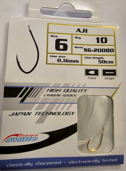 HACZYKI SHIRO GOLD 6 0,16MM 50CM SG-2008006