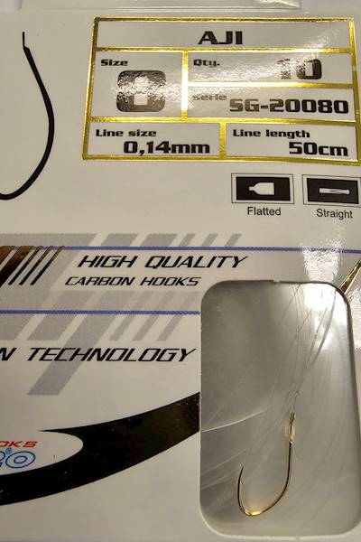 HACZYKI SHIRO GOLD 8  0,14MM 50CM SG-2008008