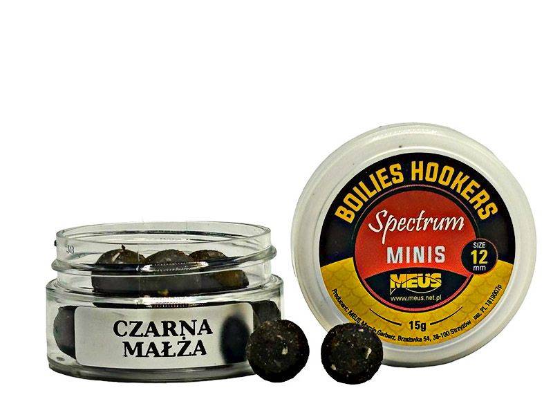 Kulki Hakowe Spectrum 12mm Czarna Małża MINIS