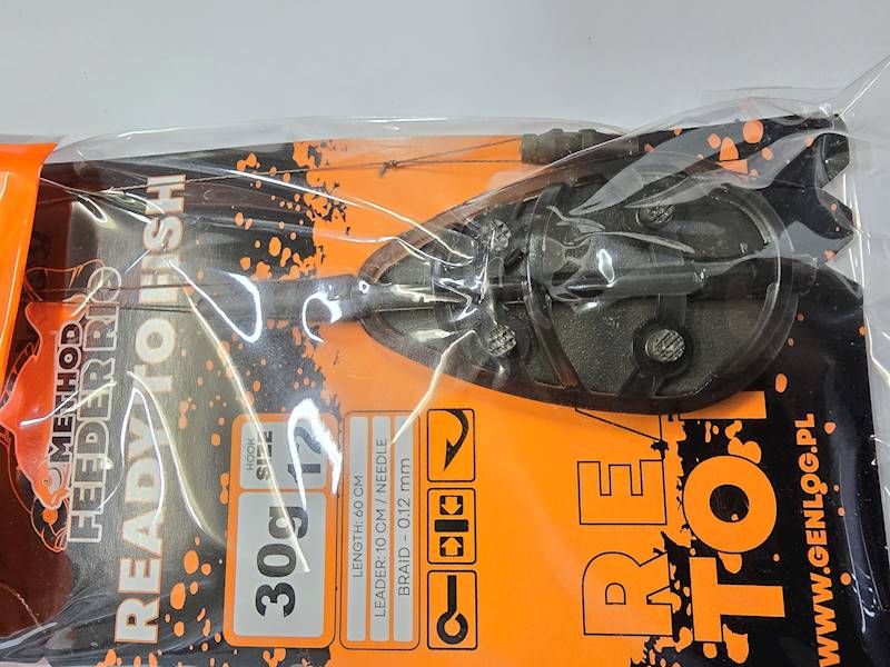 GOTOWY ZESTAW DO METHODY 30GR HAK 12 10CM 0,12MM