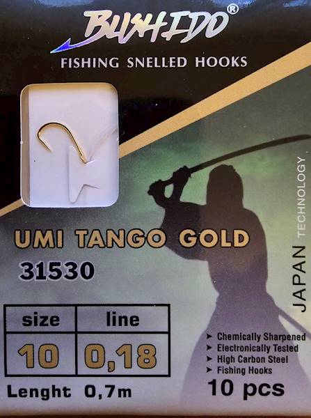 HACZYKI BUSHIDO UMITANGO GOLD 10 0,18MM 0,7M 31530