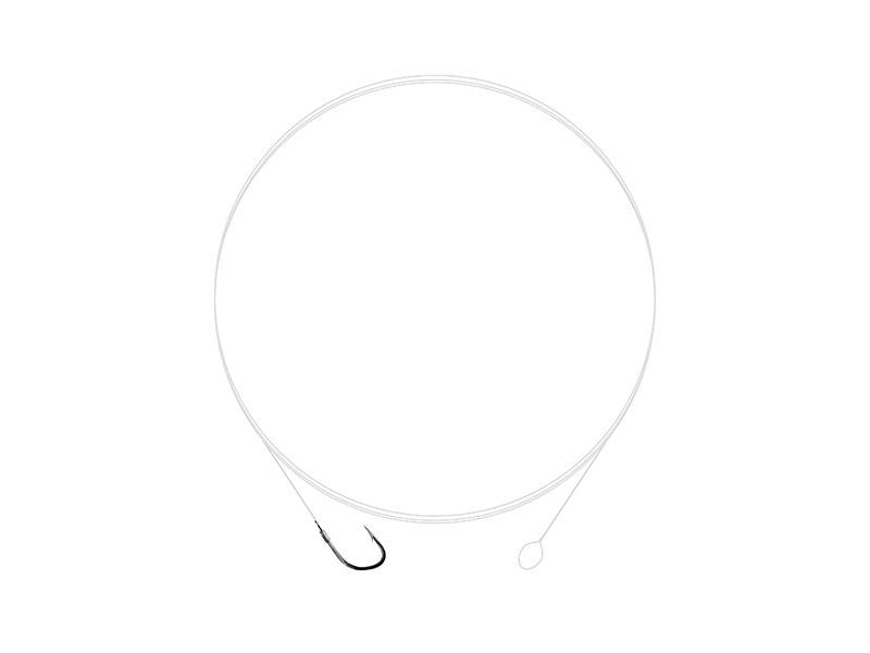 Przypon Delphin FDR LongRIG / 8szt 100cm 0,20mm #8