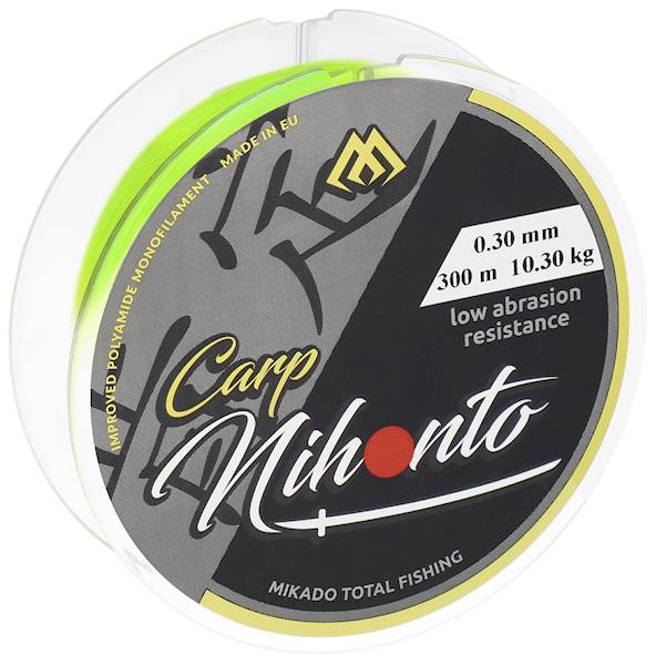 ŻYŁKA NIHONTO CARP 0.35mm/12.20kg/300m FLUO ŻÓŁTA