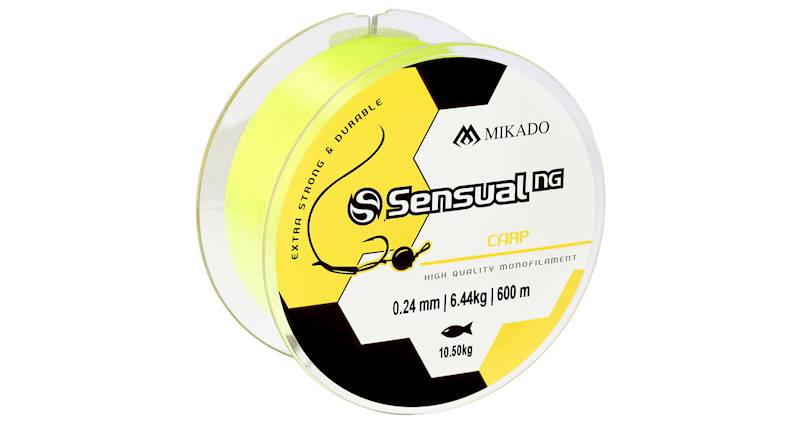 ŻYŁKA SENSUAL N.G. CARP 0.33mm/21.5kg/600m ŻÓŁTA