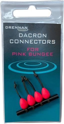DACRON CONNECTORS Large Pink Drennan TODCP004
