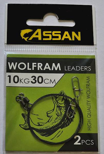 PRZYPON WOLFRAMOWY 10KG 30CM 2 SZTUK