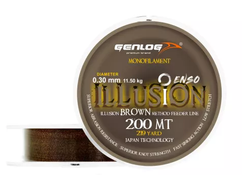 Żyłka Genlog ENSO ILLUSION BROWN 0,25mm 200m