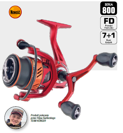 METHODMAN LITE FEEDER 830FD 7+1 BB KOŁOWROTEK KONG